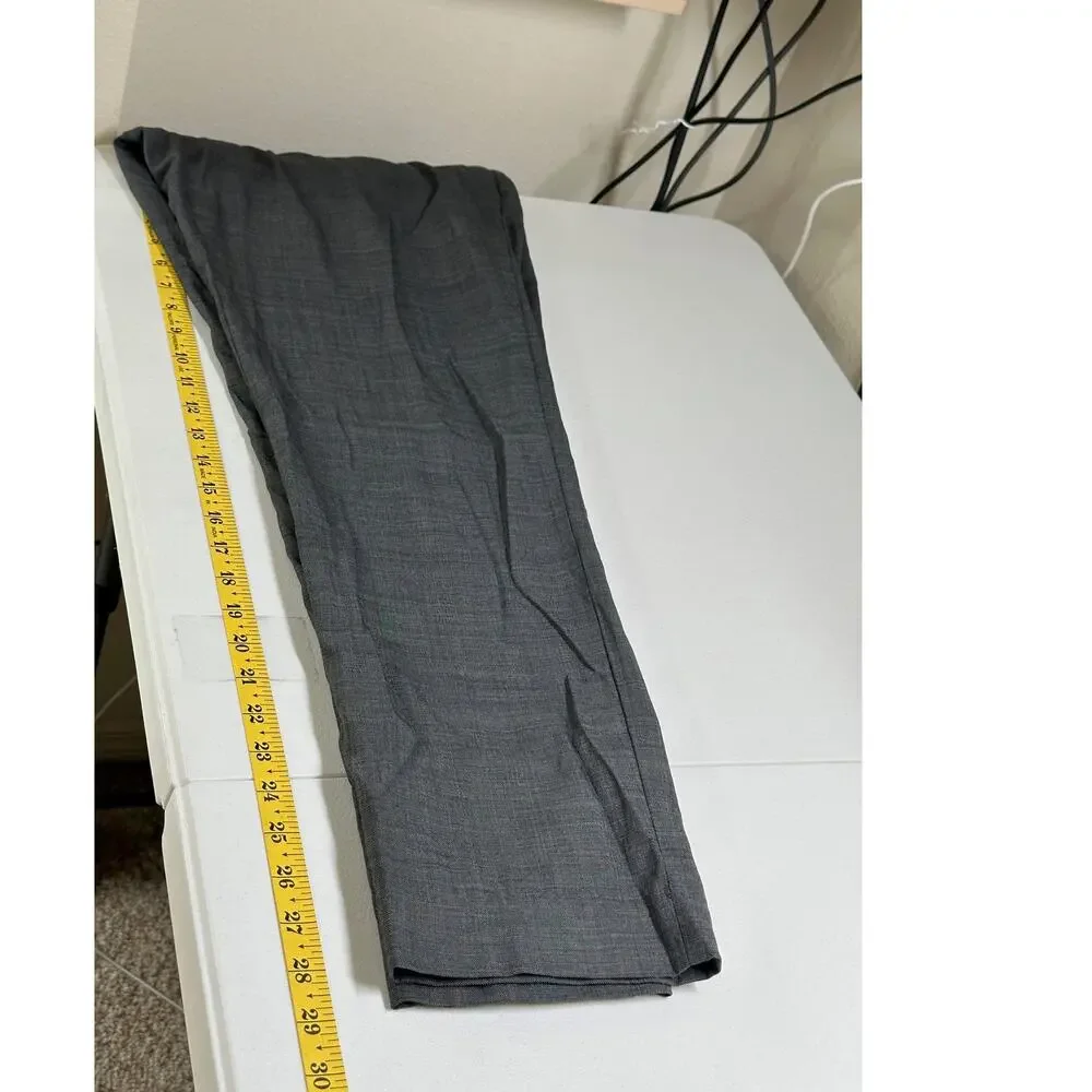 J Crew Pants Mens 35x29 Gray Ludlow Slim Wool Stretch Dress Business Office Work